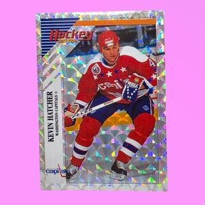 1993-94 Panini Hockey Kevin Hatcher Washington Capitals #C Sticker